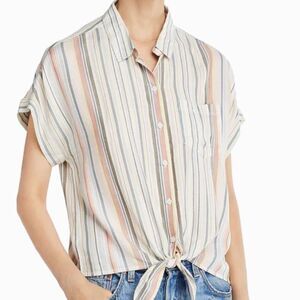 Beach Lunch Lounge Tie-Front Top